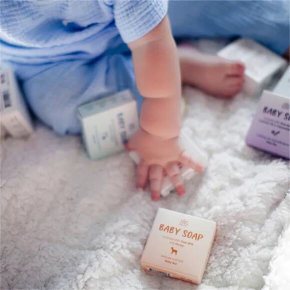 All Natural Cold Process Soap for Baby Set of 4 - Picture 6 of 10